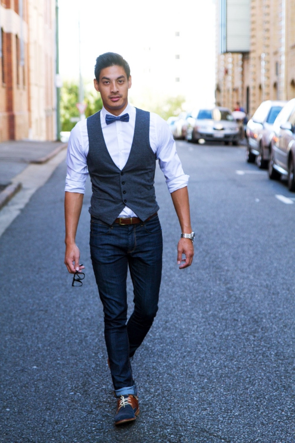 bow tie casual style