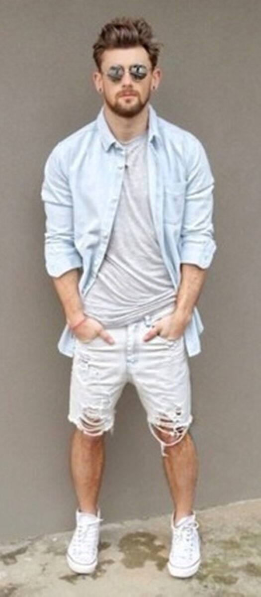 40 (Men’s Weapon) Denim Shirts Outfits for Men Machovibes