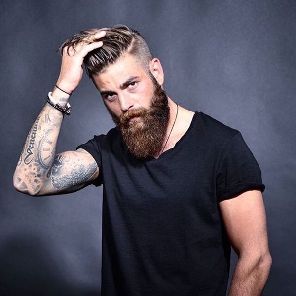 40 Viral Undercut Hairstyles With Beard Machovibes
