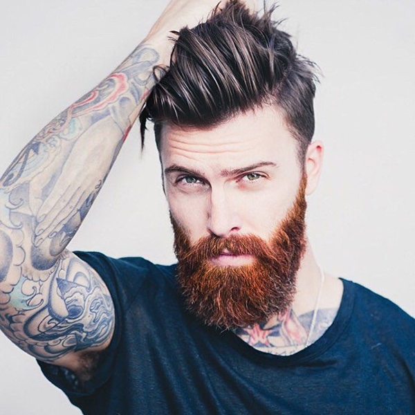 40 Viral Undercut Hairstyles With Beard Machovibes