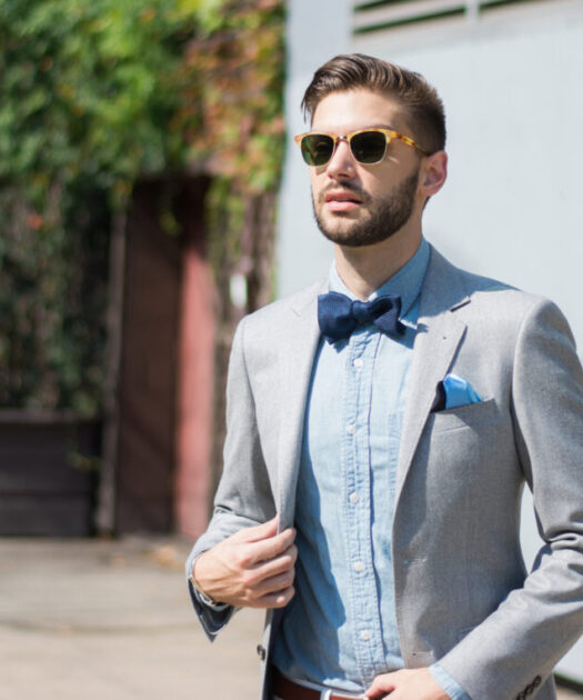 men bow tie outfit