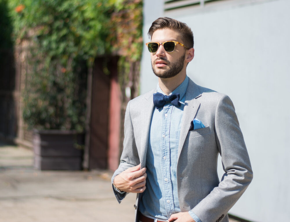 men bow tie outfit
