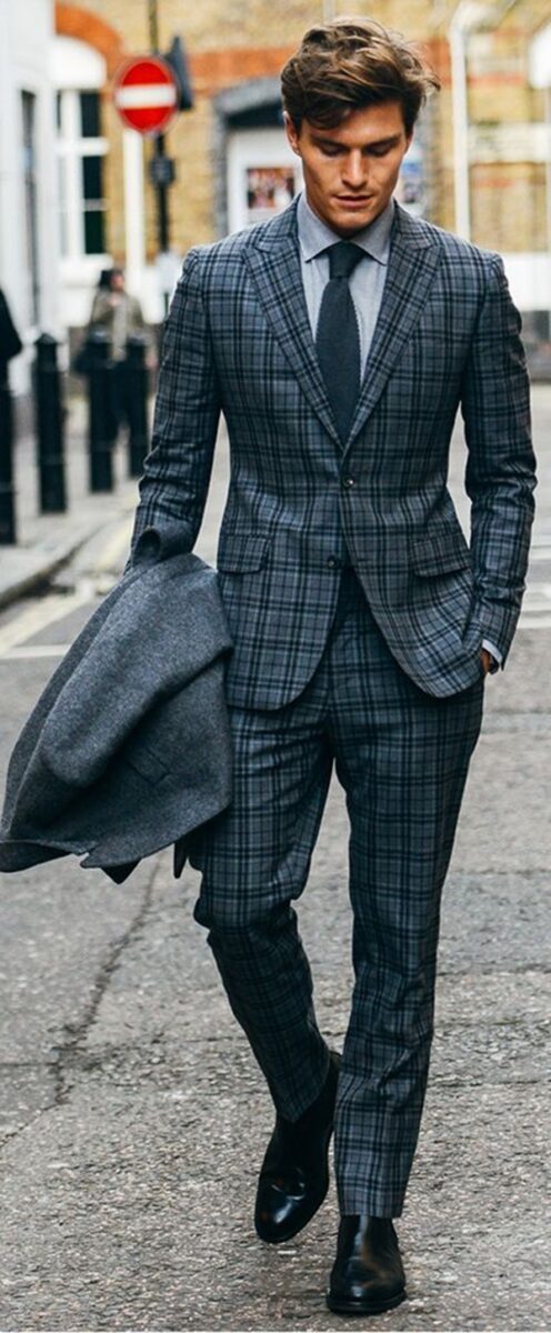 best-tailored-checkered-suits-men