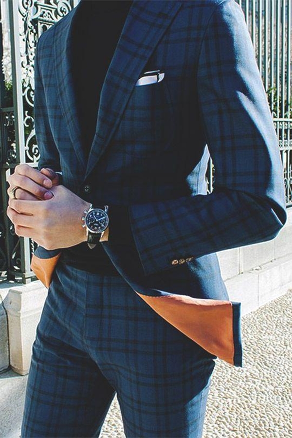 best-tailored-checkered-suits-men