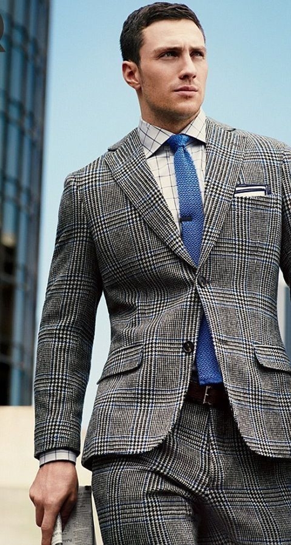 best-tailored-checkered-suits-men