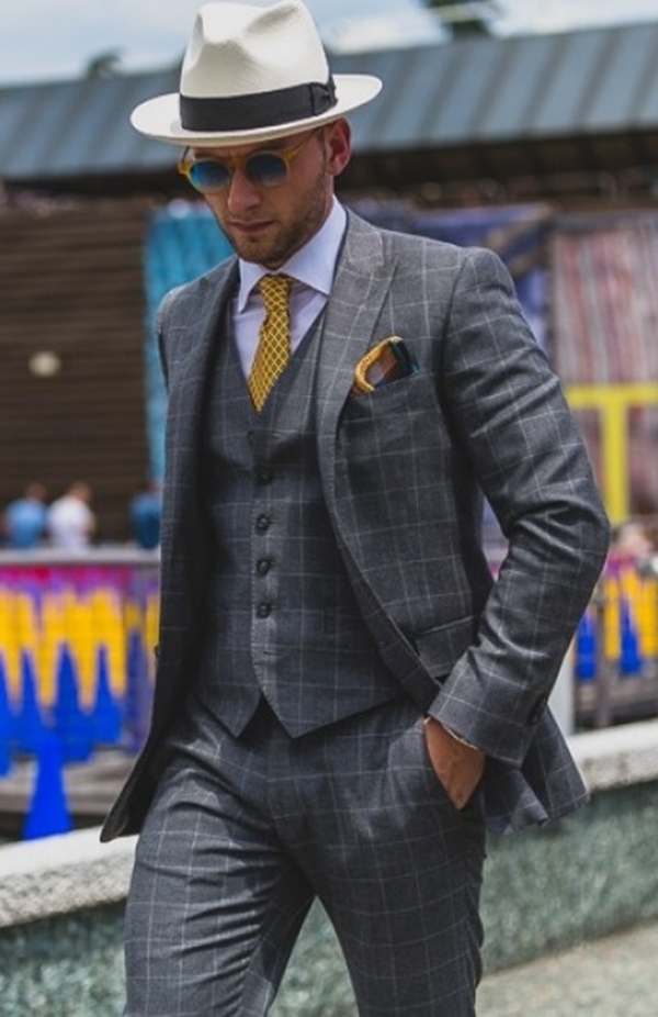 best-tailored-checkered-suits-men