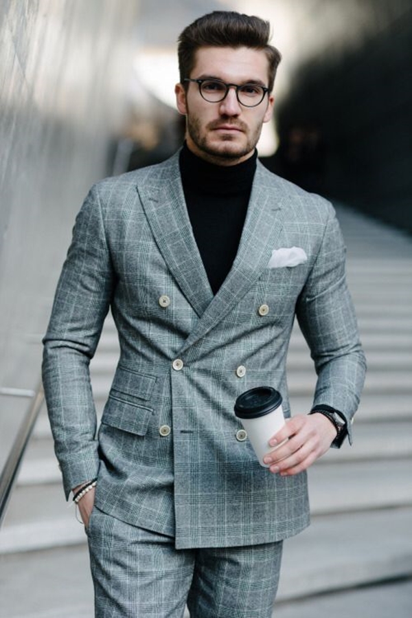 best-tailored-checkered-suits-men