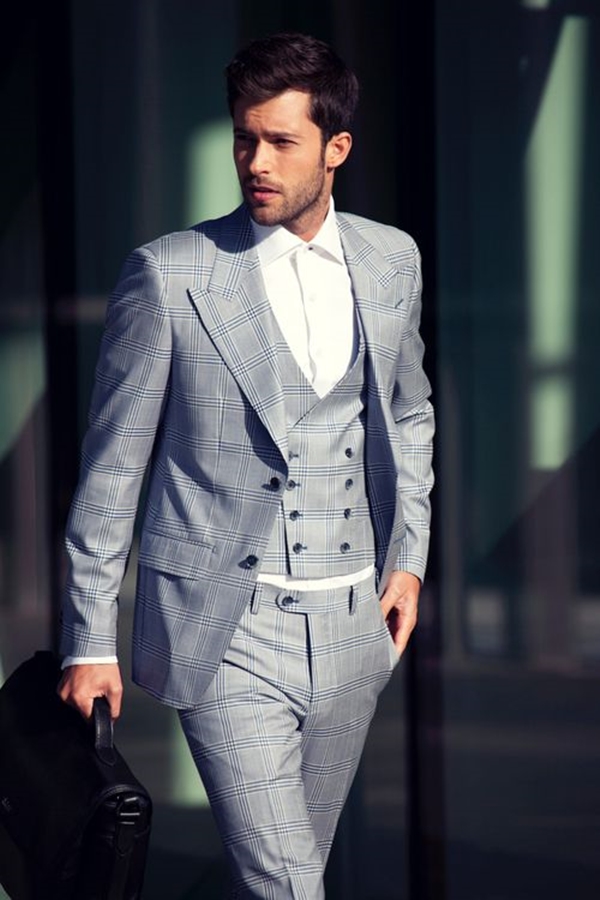 best-tailored-checkered-suits-men