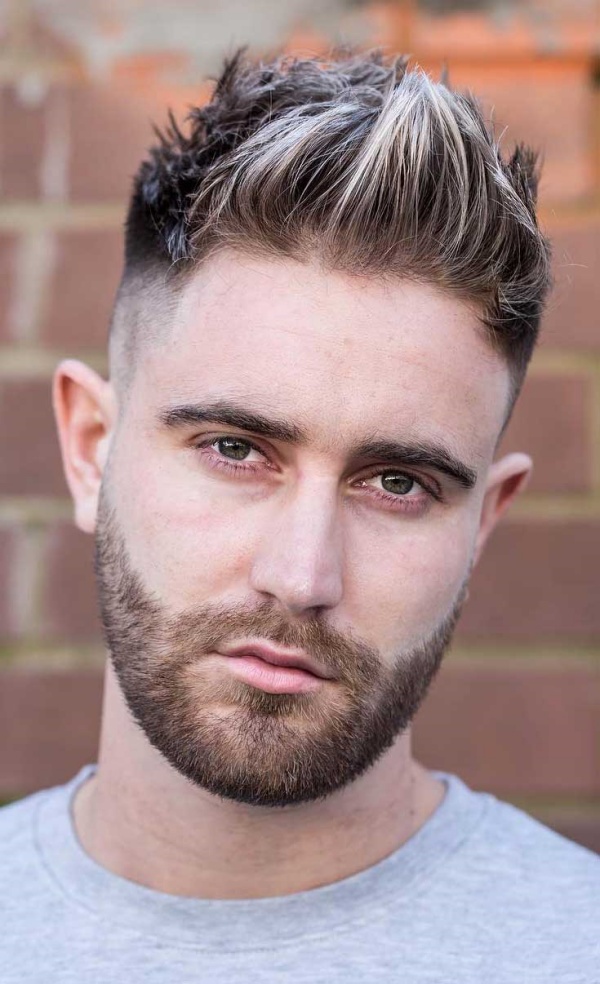 Viral Undercut Hairstyle With Beard For Men