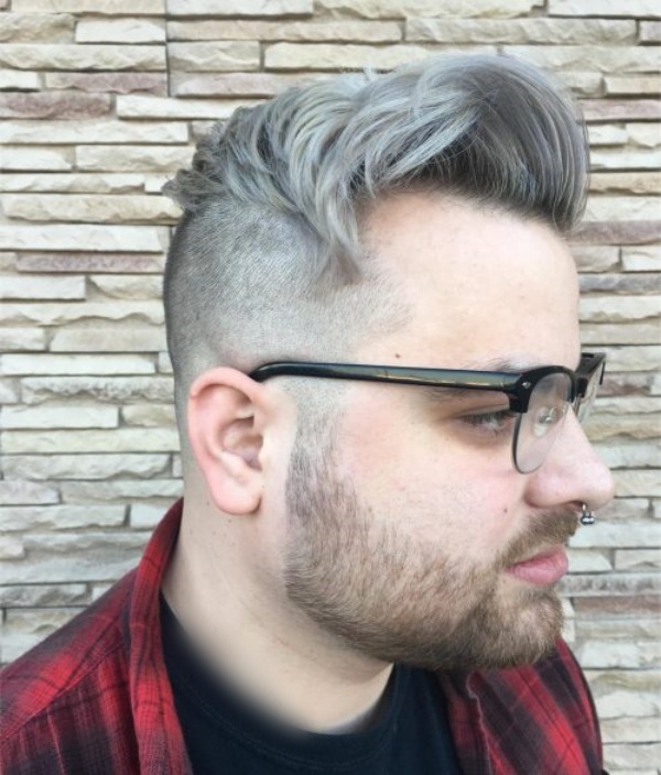 Viral Undercut Hairstyle With Beard For Men