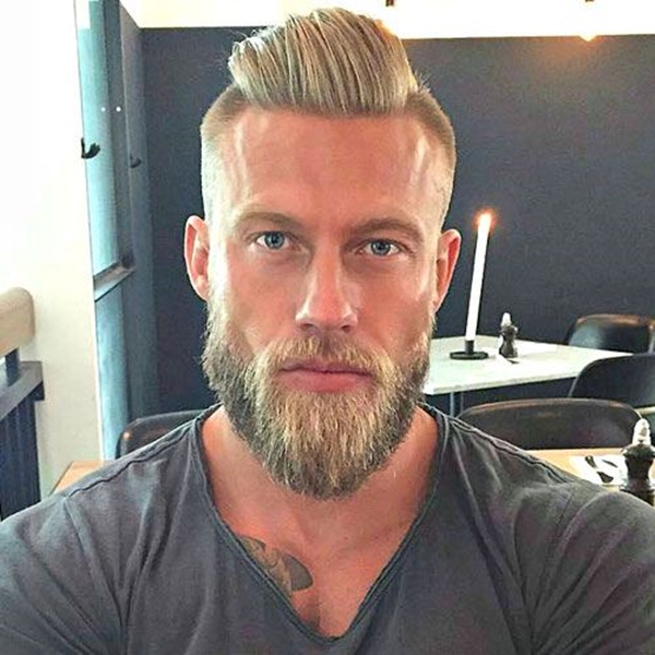 40 Viral Undercut Hairstyles With Beard – Macho Vibes