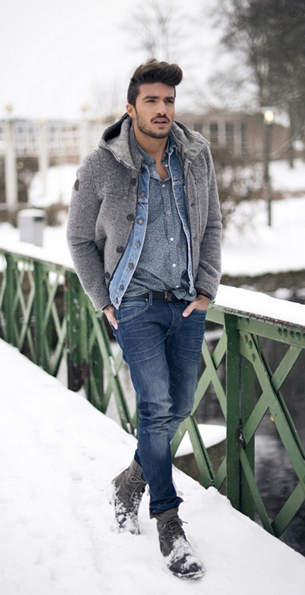 40 Coolest Winter Outfits For Men in ...