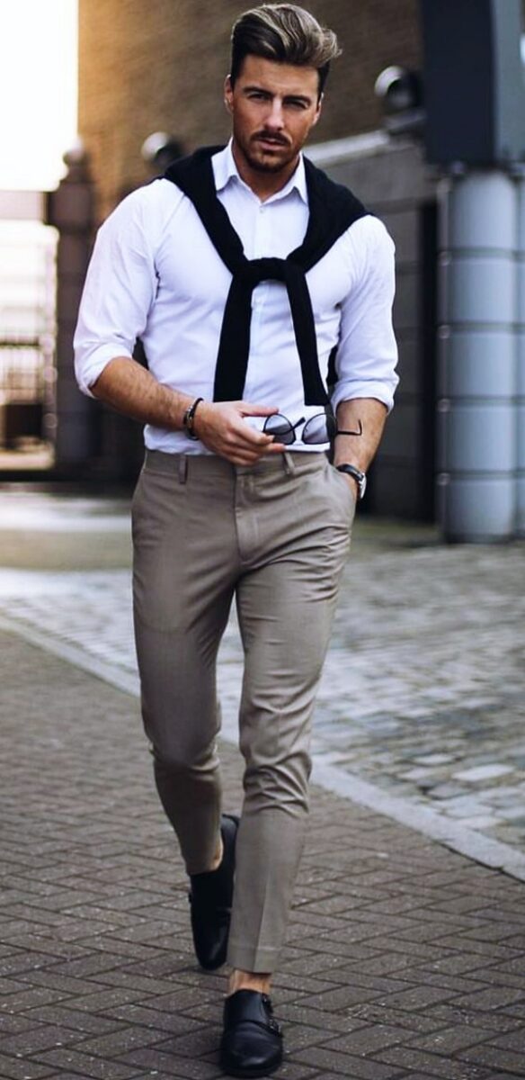 40 Best Tucked In Shirt Outfits For Men – Macho Vibes