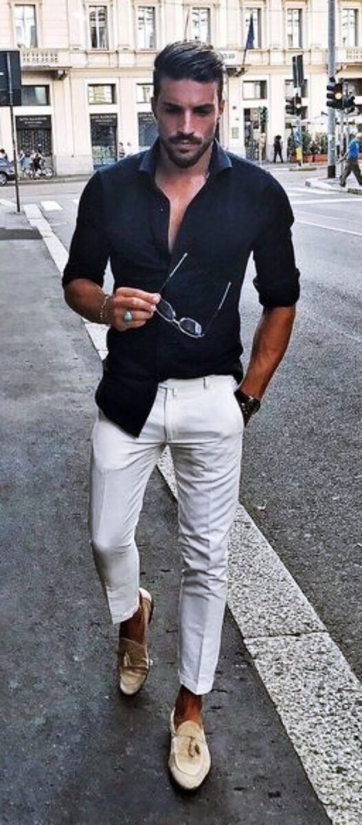 40 Best Tucked In Shirt Outfits For Men – Macho Vibes