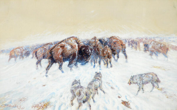 Winter Scenes in Charles Marion Russell's Paintings – Macho Vibes