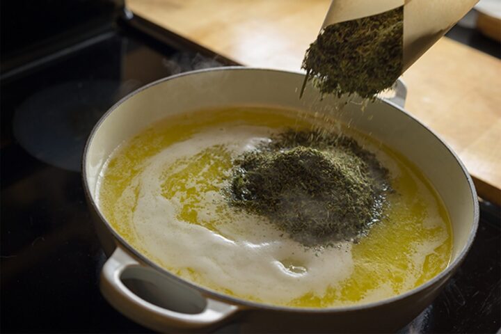 Infusing Cannabis into Butter