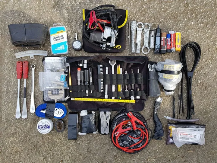 repairing their bikes themselves - Bikers tool kit